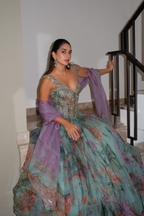 Karmaa Dhingra In Samira Anarkali Set