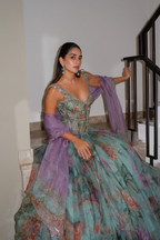 Karmaa Dhingra In Samira Anarkali Set
