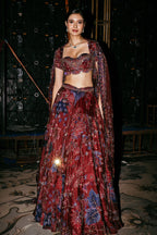 Ridaa Heavy Embroidered Lehenga Set