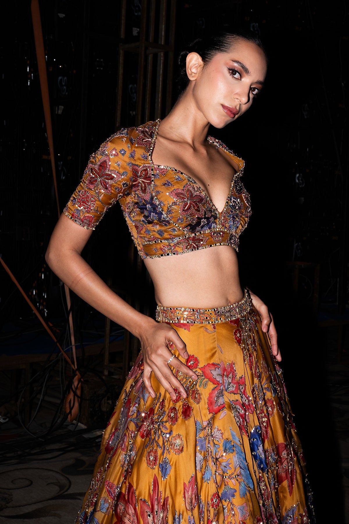 Zena Heavy Embroidered Lehenga Set