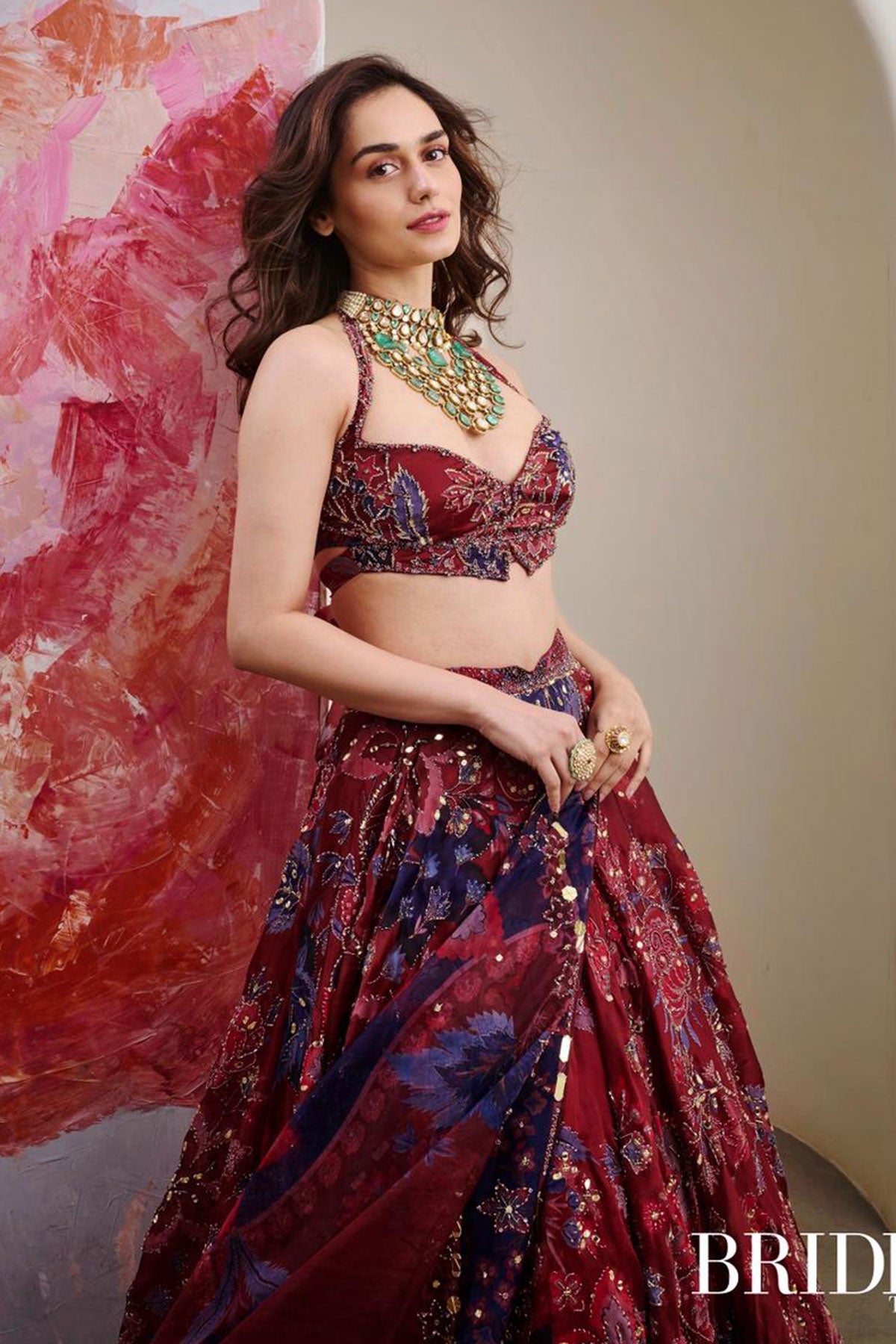 Manushi Chhillar In Titli Lehenga