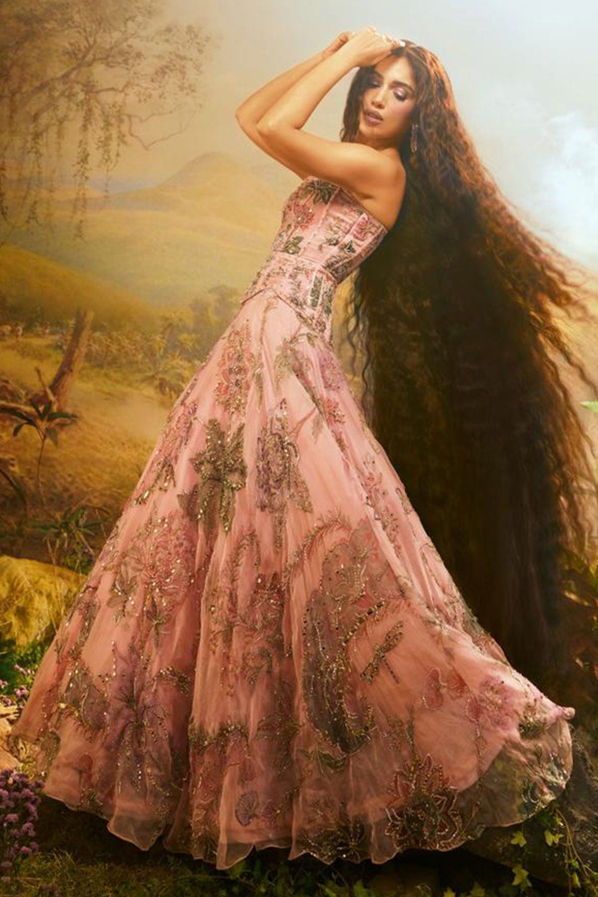 Bhumi Pednekar In Izel Lehenga