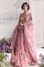 Aqeela Hand Embroidered Anarkali Set