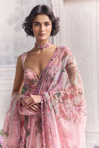 Aqeela Hand Embroidered Anarkali Set