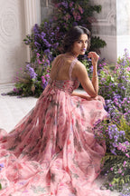 Aqeela Hand Embroidered Anarkali Set