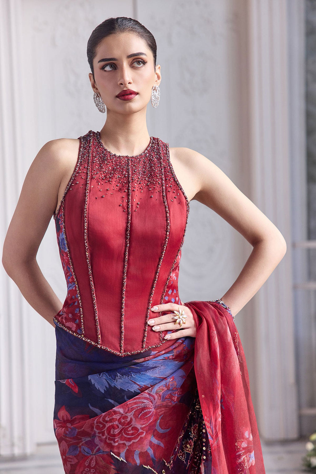 Farisha Preddraped Saree