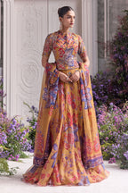 Liba Heavy Hand Embroidered Floral Lehenga