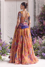 Liba Heavy Hand Embroidered Floral Lehenga