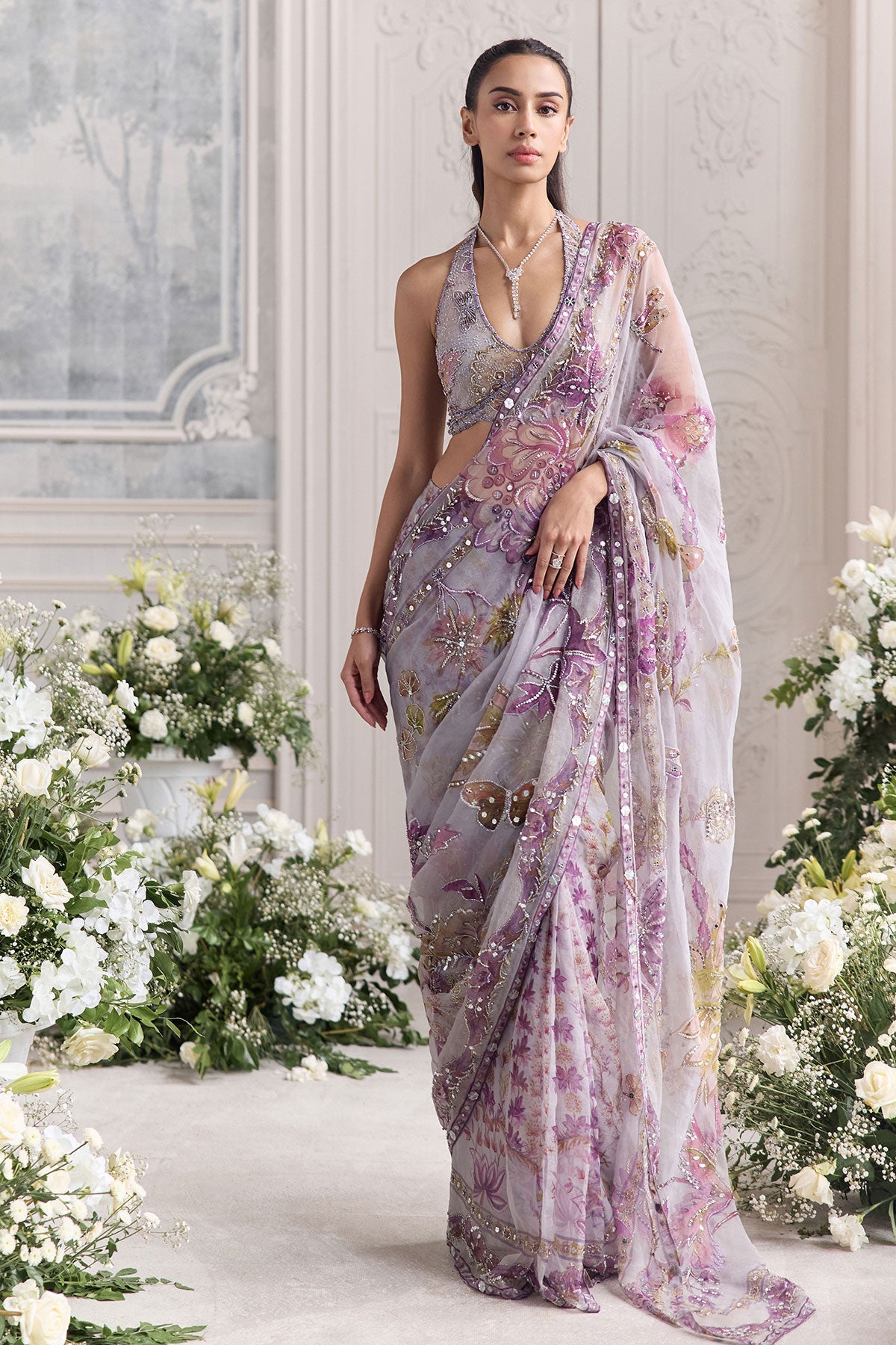 Bhumi Pednekar In Lina Saree