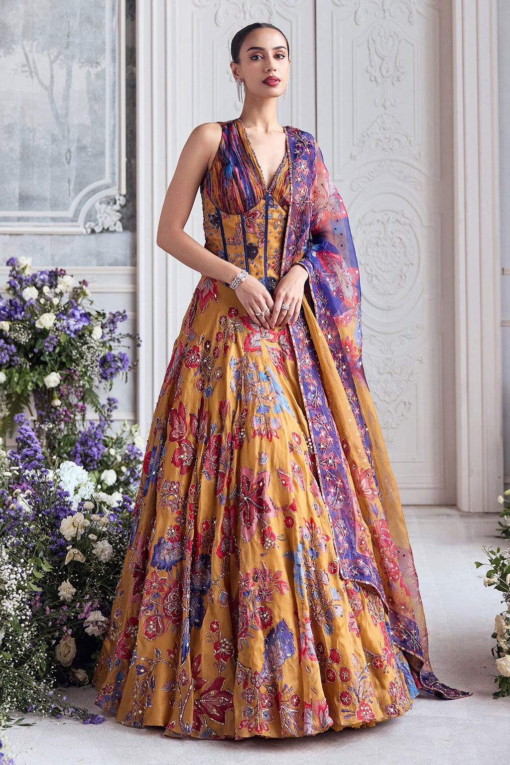 Maham Heavy Embroidered Lehenga Set