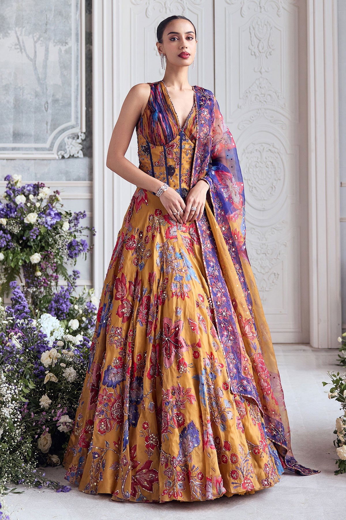Maham Heavy Embroidered Lehenga Set