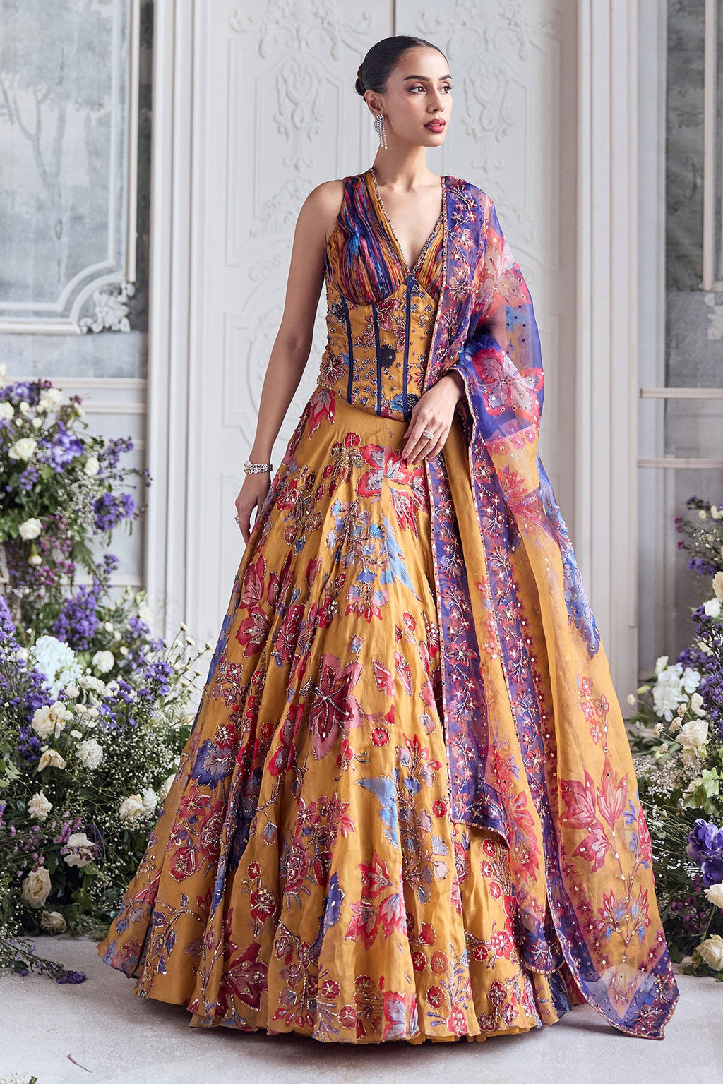 Maham Heavy Embroidered Lehenga Set