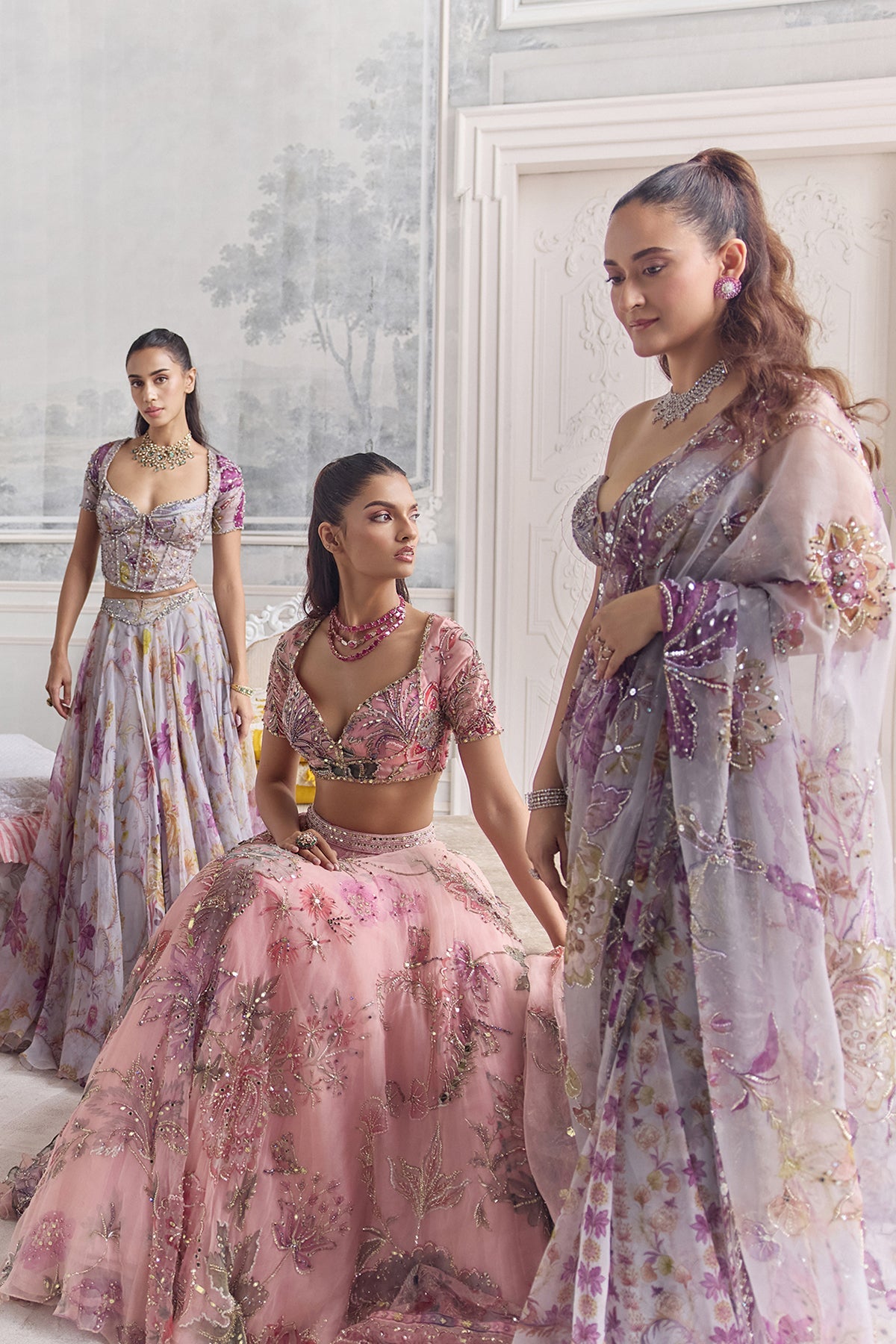 Sabah Embroidered Lehenga Set