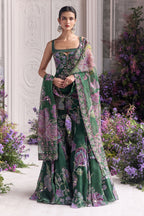 Nihal Embroidered Sharara Set With Short Kurta