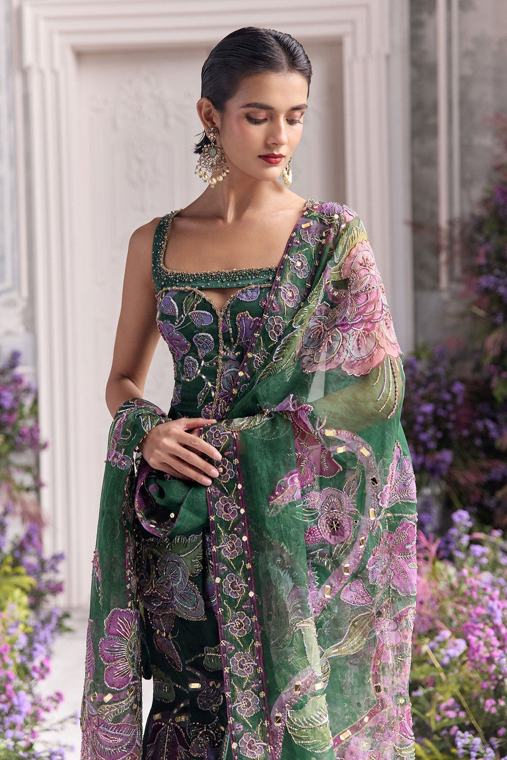 Nihal Embroidered Sharara Set With Short Kurta