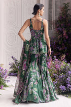 Nihal Embroidered Sharara Set With Short Kurta