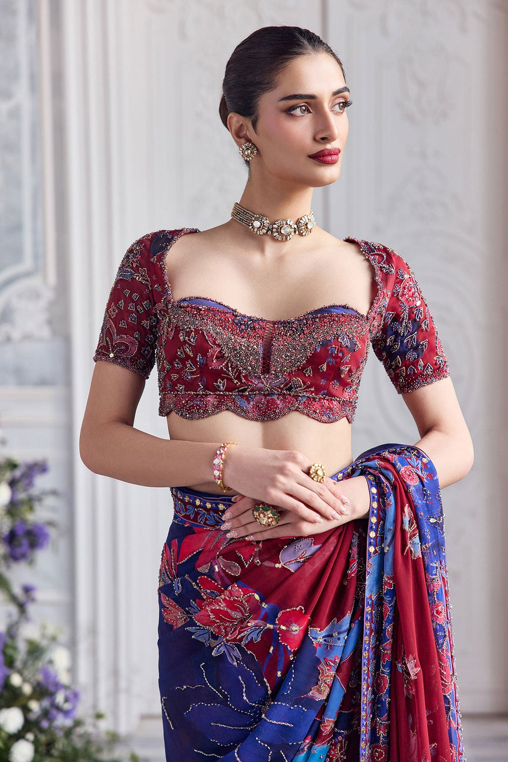 Samar Pre-Draped Saree