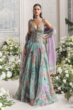 Samira Hand Embroidered Anarkali Set