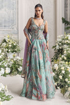 Samira Hand Embroidered Anarkali Set