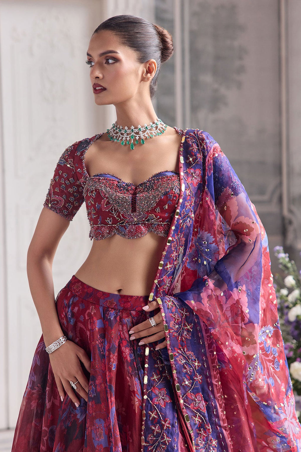 Shasha Embroidered Lehenga Set