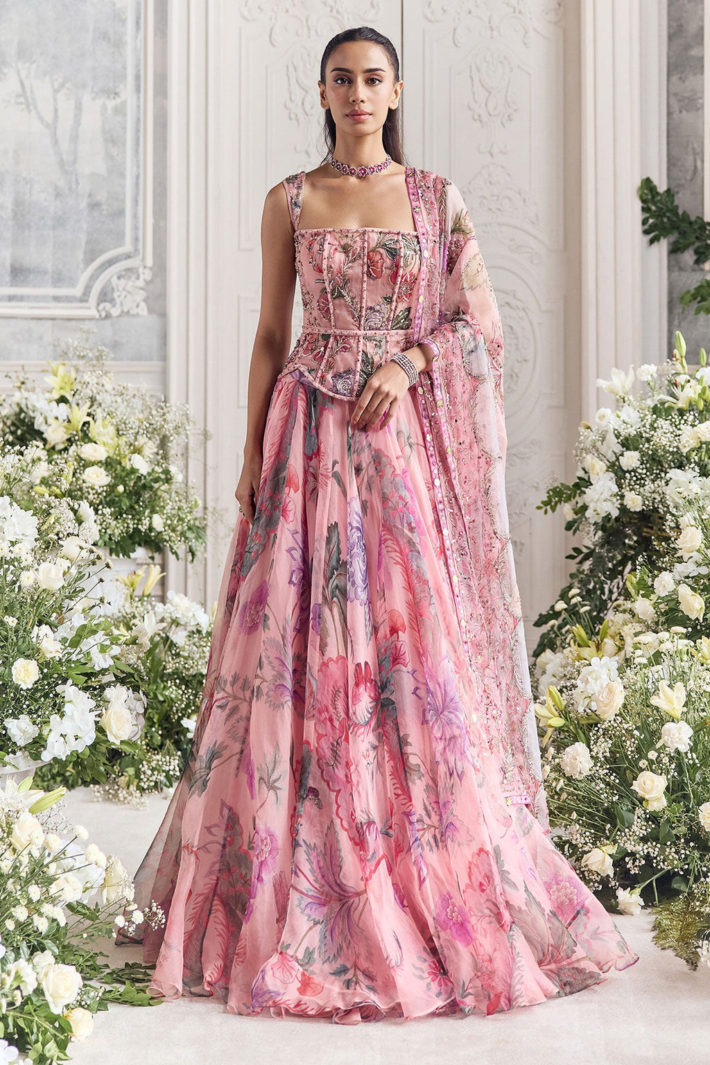 Zayna Lehenga Set With Heavy Dupatta