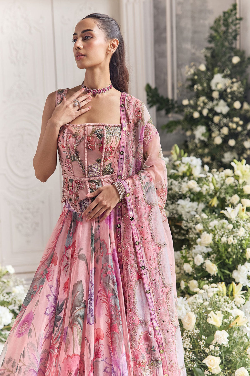 Zayna Lehenga Set With Heavy Dupatta