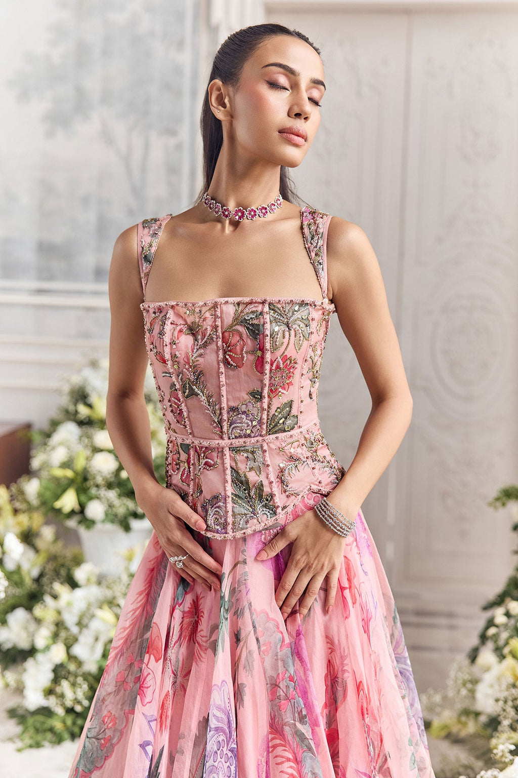 Zayna Lehenga Set With Heavy Dupatta